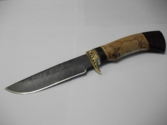 Нож Анчар из дамасской стали.
